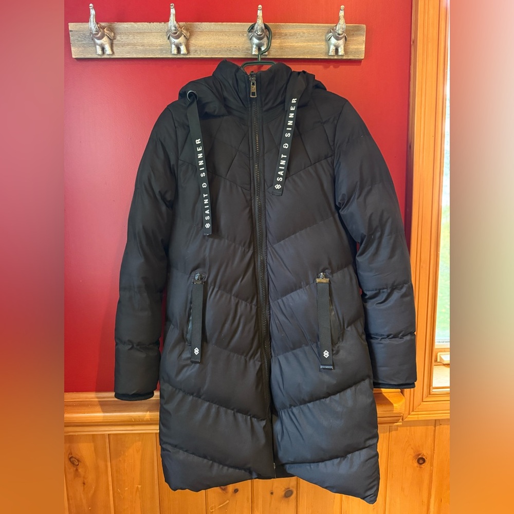 Saint + Sinner Black Winter jacket